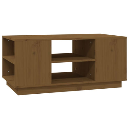 Couchtisch Honigbraun 90x49x40,5 cm Massivholz Kiefer - Pazzar.ch