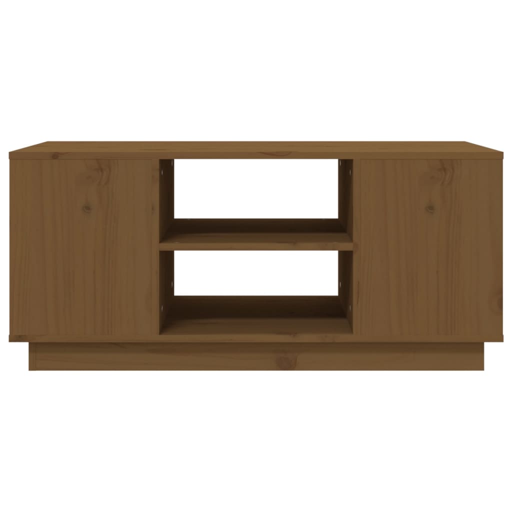 Couchtisch Honigbraun 90x49x40,5 cm Massivholz Kiefer