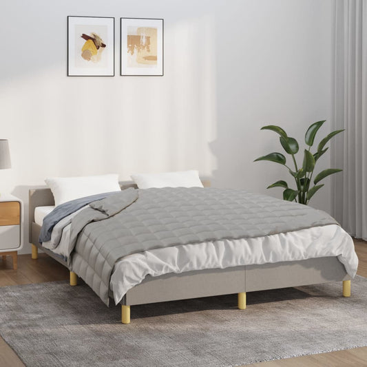 Gewichtsdecke Grau 120x180 cm 5 kg Stoff - Pazzar.ch