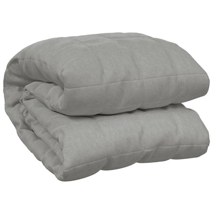 Gewichtsdecke Grau 138x200 cm 6 kg Stoff - Pazzar.ch