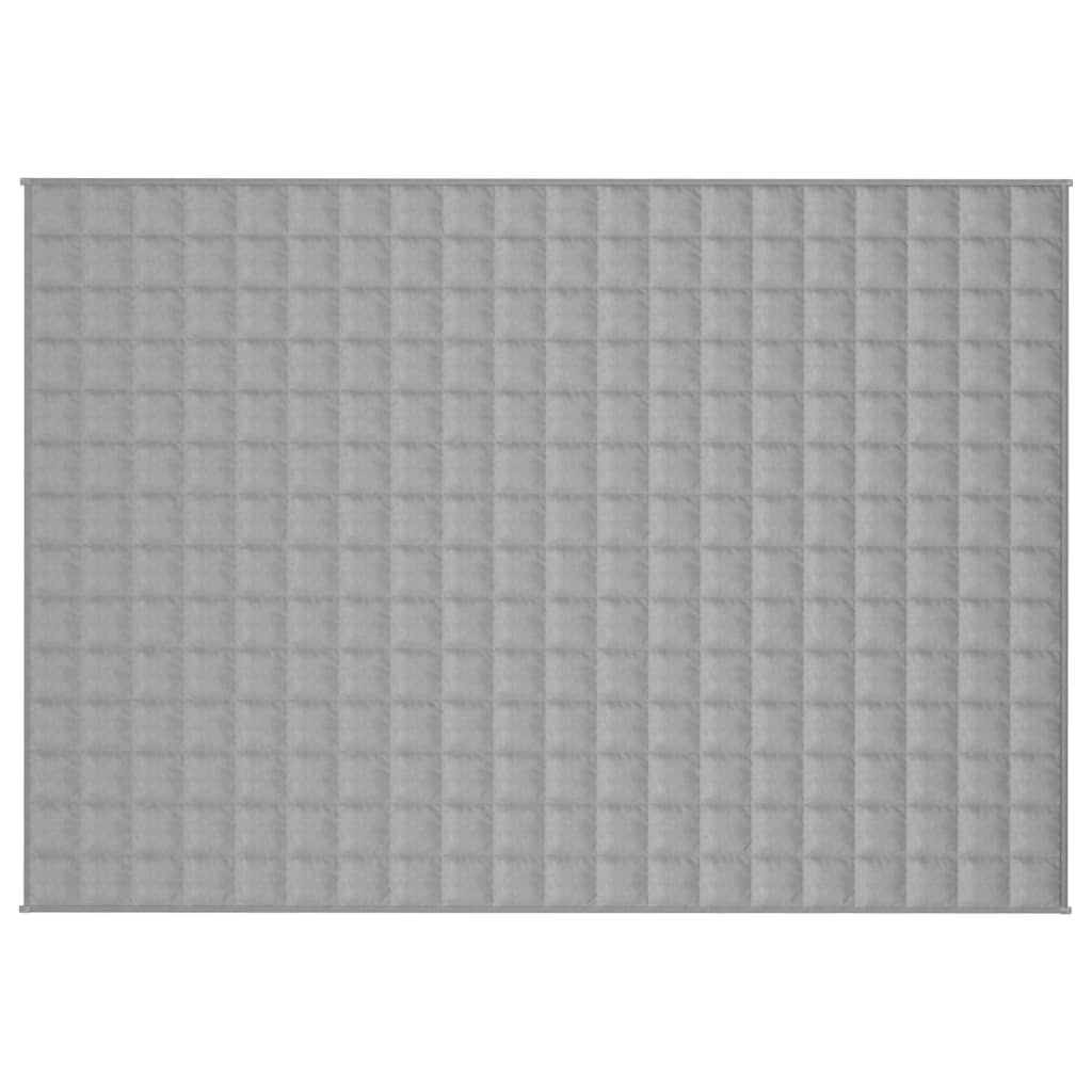Gewichtsdecke Grau 138x200 cm 6 kg Stoff - Pazzar.ch