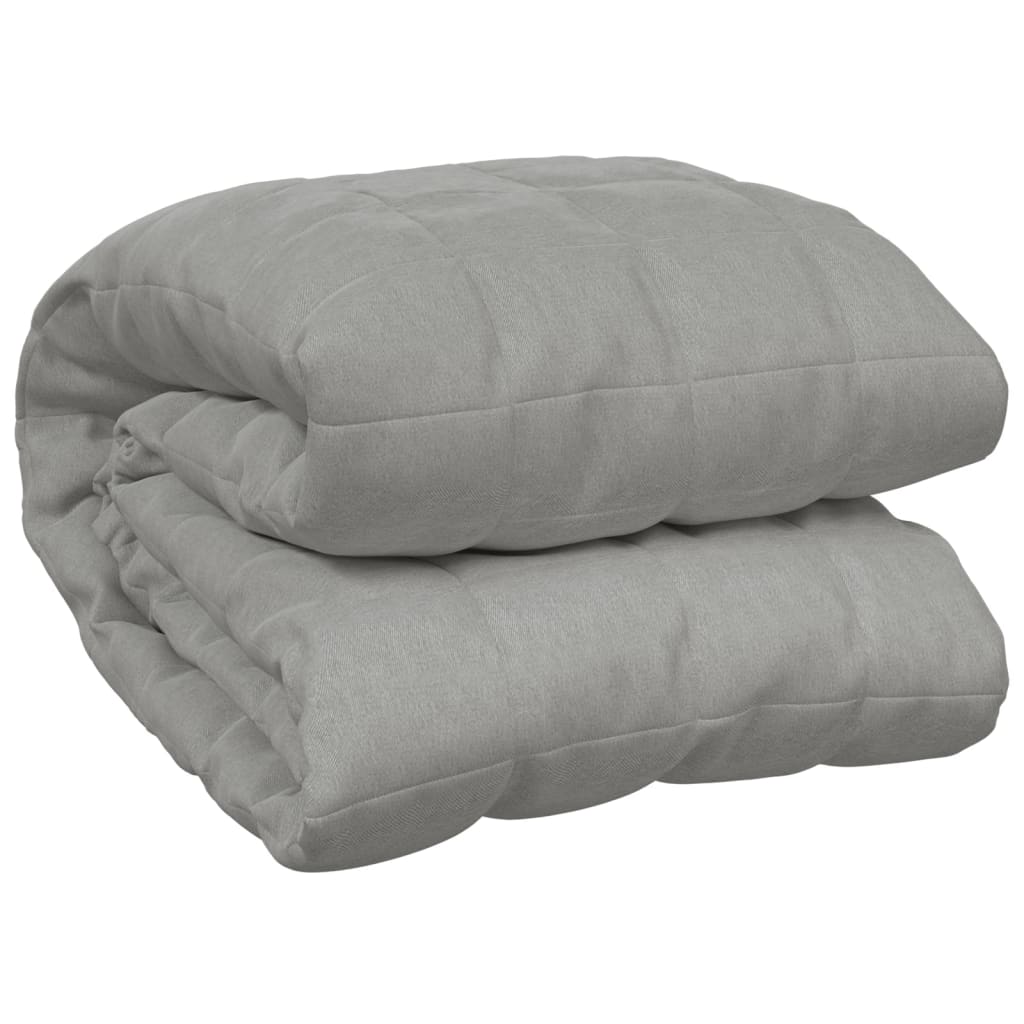 Gewichtsdecke Grau 150x200 cm 7 kg Stoff - Pazzar.ch
