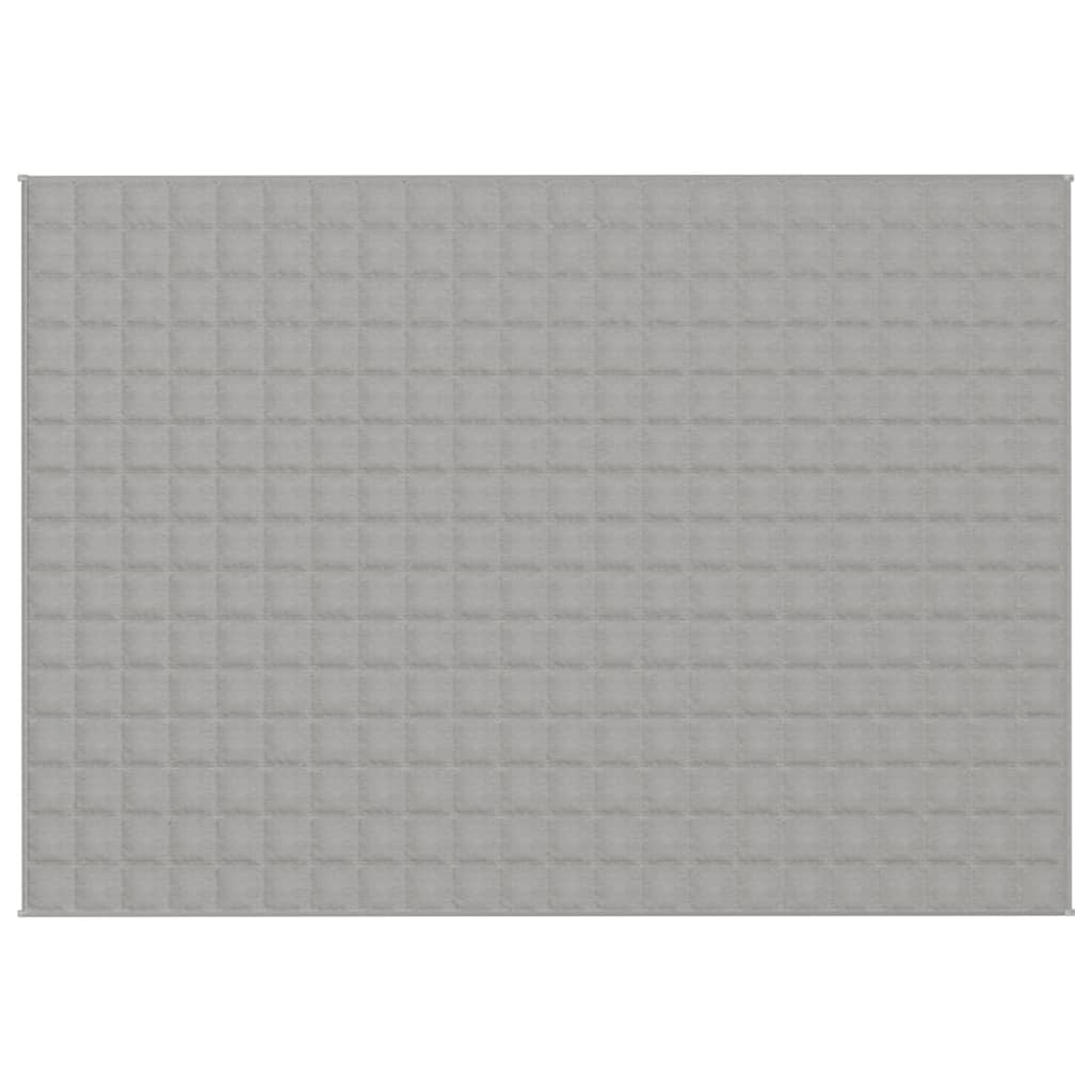 Gewichtsdecke Grau 155x220 cm 7 kg Stoff - Pazzar.ch