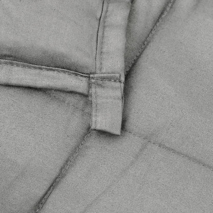 Gewichtsdecke Grau 155x220 cm 7 kg Stoff - Pazzar.ch