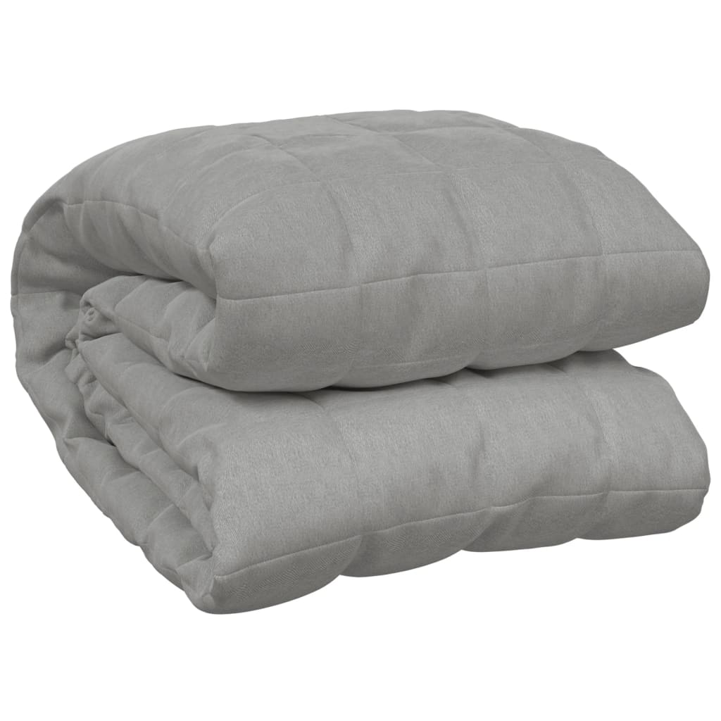 Gewichtsdecke Grau 200x200 cm 9 kg Stoff - Pazzar.ch