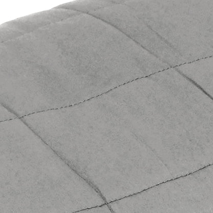 Gewichtsdecke Grau 200x200 cm 9 kg Stoff - Pazzar.ch