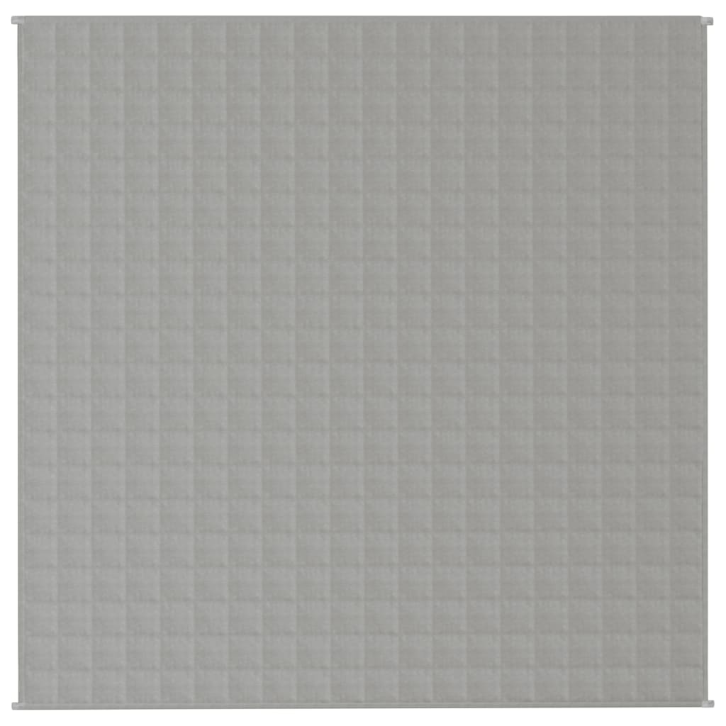 Gewichtsdecke Grau 200x200 cm 13 kg Stoff - Pazzar.ch