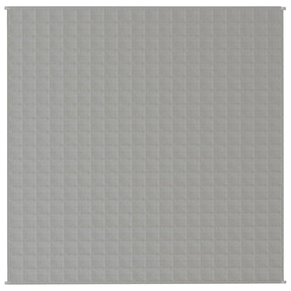 Gewichtsdecke Grau 200x200 cm 13 kg Stoff - Pazzar.ch