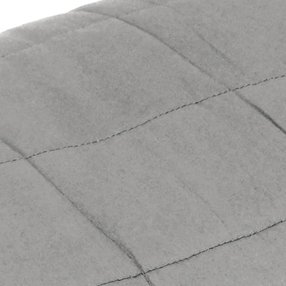 Gewichtsdecke Grau 200x200 cm 13 kg Stoff - Pazzar.ch
