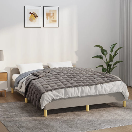 Gewichtsdecke Grau 120x180 cm 9 kg Stoff - Pazzar.ch