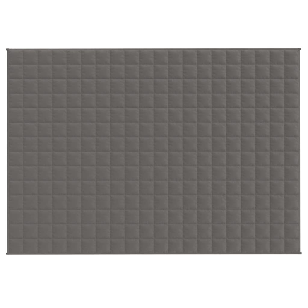 Gewichtsdecke Grau 138x200 cm 6 kg Stoff - Pazzar.ch