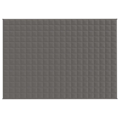 Gewichtsdecke Grau 138x200 cm 6 kg Stoff - Pazzar.ch