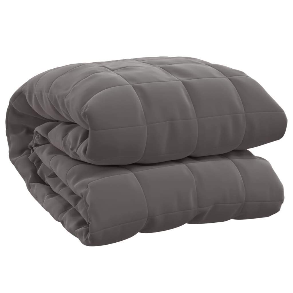 Gewichtsdecke Grau 150x200 cm 7 kg Stoff - Pazzar.ch