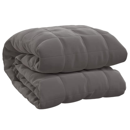 Gewichtsdecke Grau 150x200 cm 7 kg Stoff - Pazzar.ch