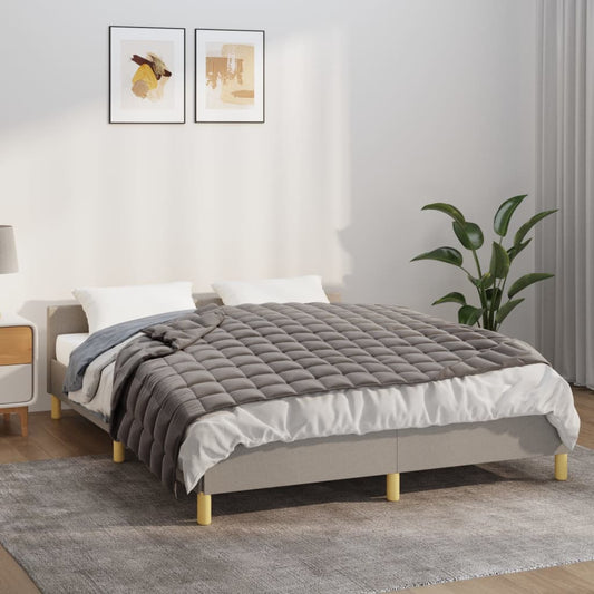 Gewichtsdecke Grau 150x200 cm 7 kg Stoff - Pazzar.ch