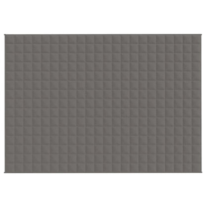 Gewichtsdecke Grau 155x220 cm 7 kg Stoff - Pazzar.ch
