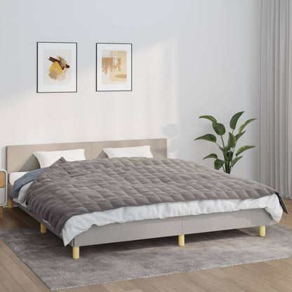Gewichtsdecke Grau 155x220 cm 7 kg Stoff - Pazzar.ch