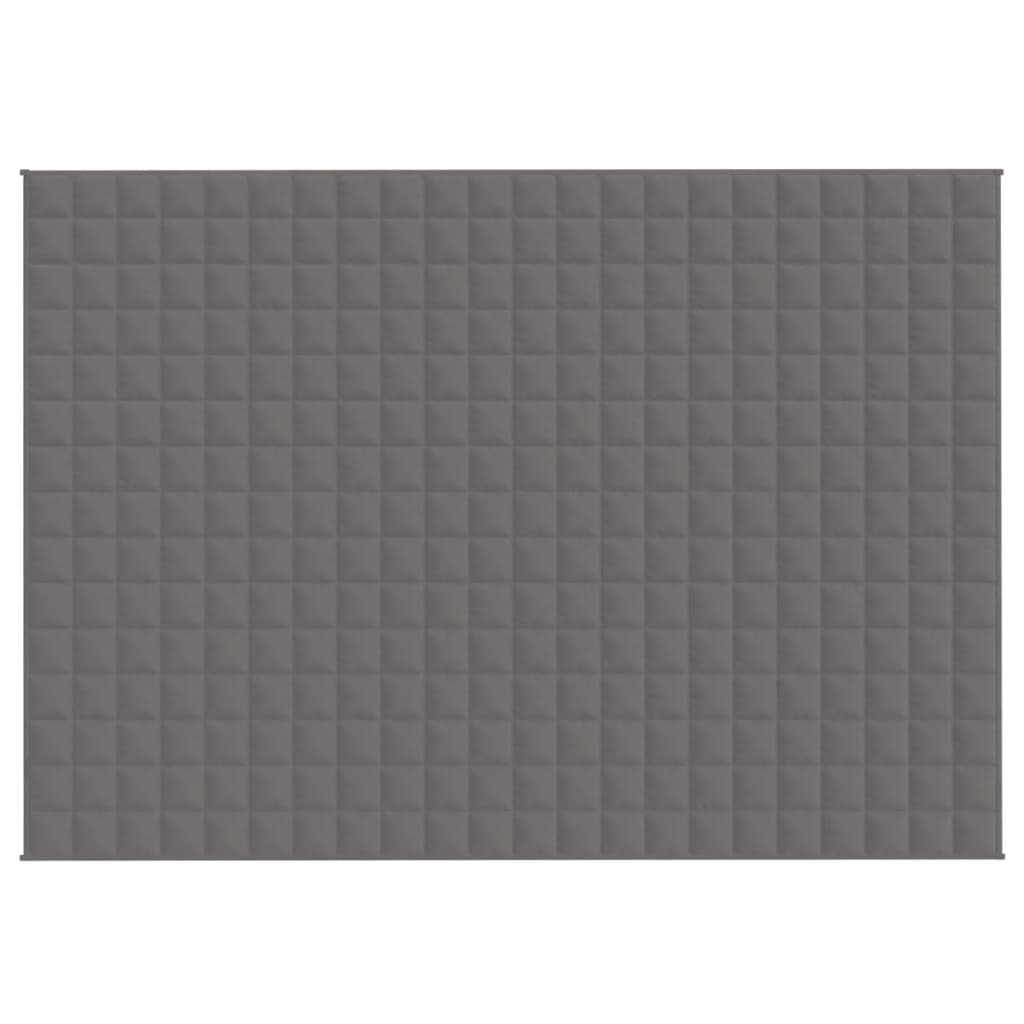 Gewichtsdecke Grau 155x220 cm 11 kg Stoff - Pazzar.ch