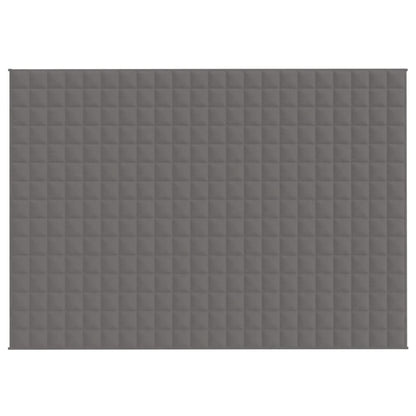 Gewichtsdecke Grau 155x220 cm 11 kg Stoff - Pazzar.ch