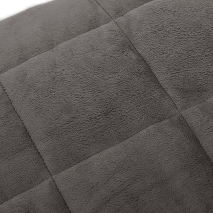 Gewichtsdecke Grau 155x220 cm 11 kg Stoff - Pazzar.ch