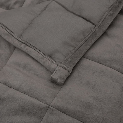 Gewichtsdecke Grau 155x220 cm 11 kg Stoff - Pazzar.ch