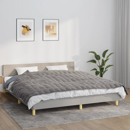 Gewichtsdecke Grau 155x220 cm 11 kg Stoff - Pazzar.ch