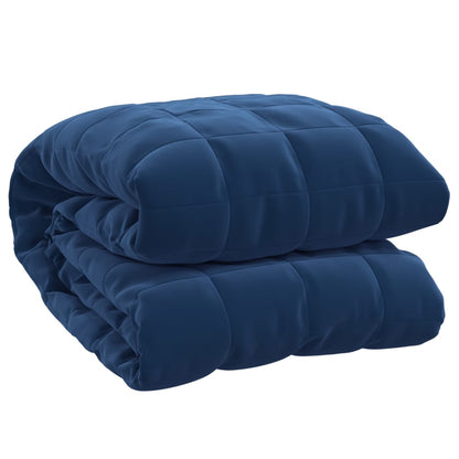 Gewichtsdecke Blau 120x180 cm 9 kg Stoff - Pazzar.ch
