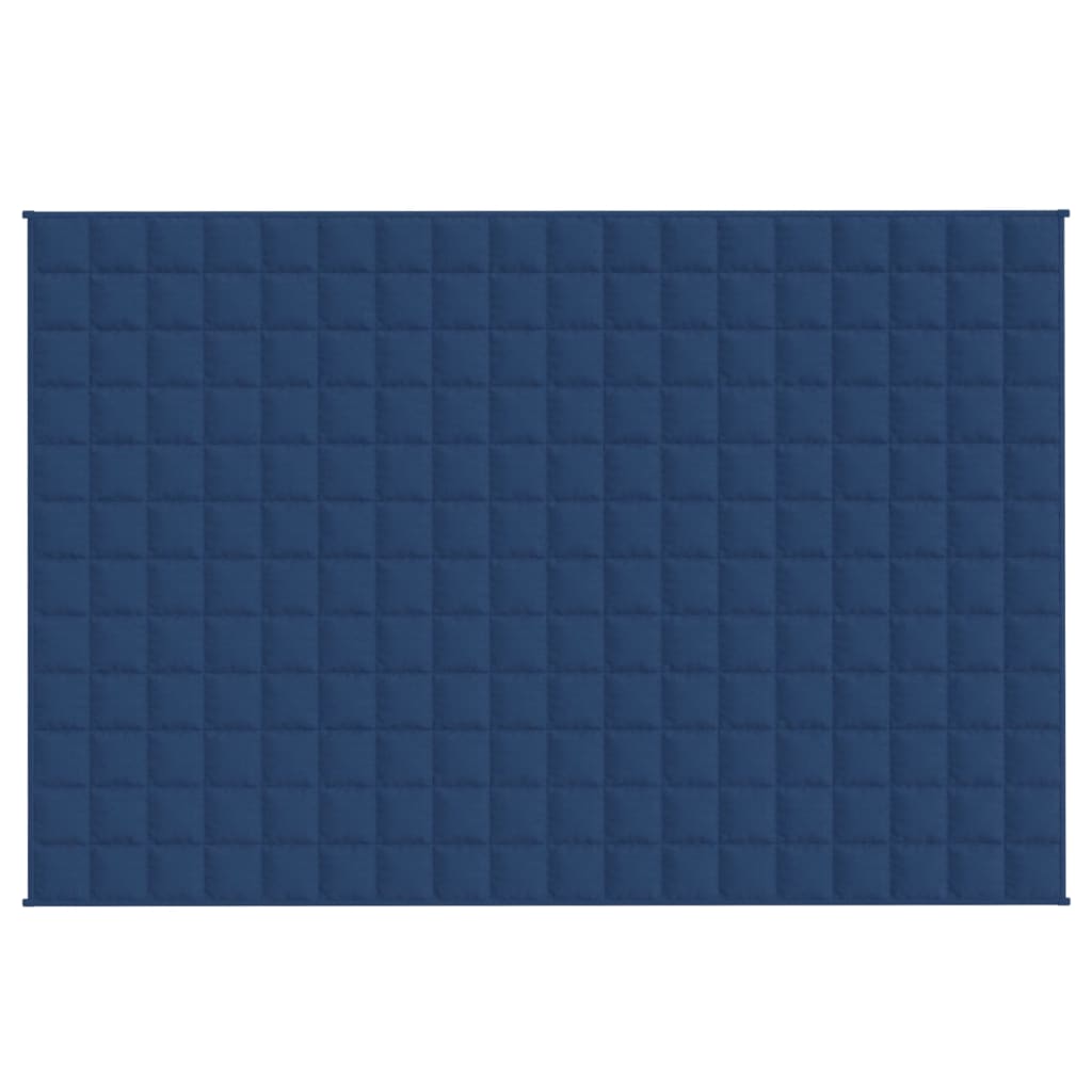 Gewichtsdecke Blau 120x180 cm 9 kg Stoff - Pazzar.ch
