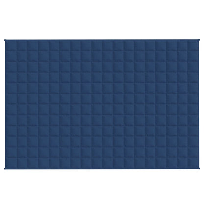 Gewichtsdecke Blau 120x180 cm 9 kg Stoff - Pazzar.ch