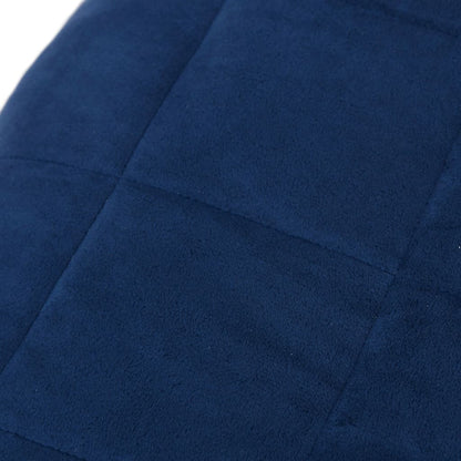 Gewichtsdecke Blau 120x180 cm 9 kg Stoff - Pazzar.ch