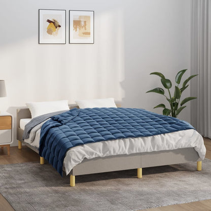 Gewichtsdecke Blau 120x180 cm 9 kg Stoff - Pazzar.ch