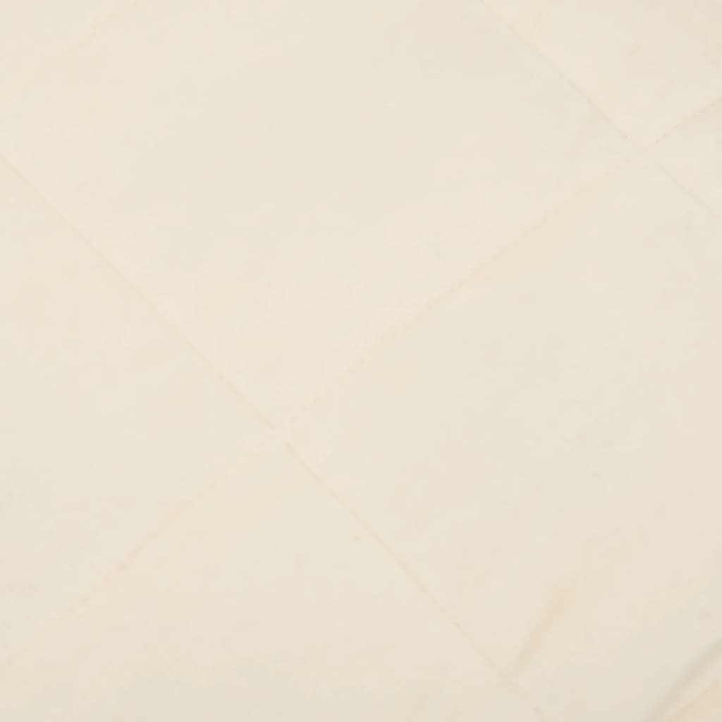 Gewichtsdecke Hellcreme 155x220 cm 7 kg Stoff - Pazzar.ch