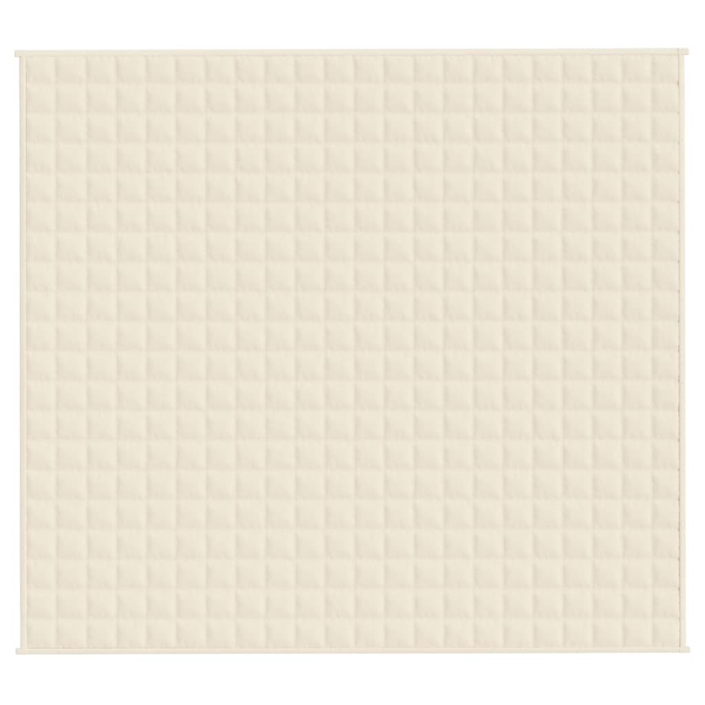 Gewichtsdecke Hellcreme 200x225 cm 13 kg Stoff - Pazzar.ch