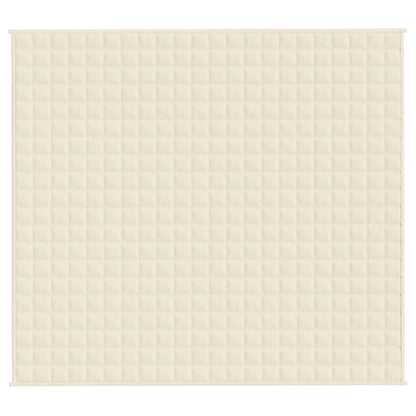 Gewichtsdecke Hellcreme 200x225 cm 13 kg Stoff - Pazzar.ch