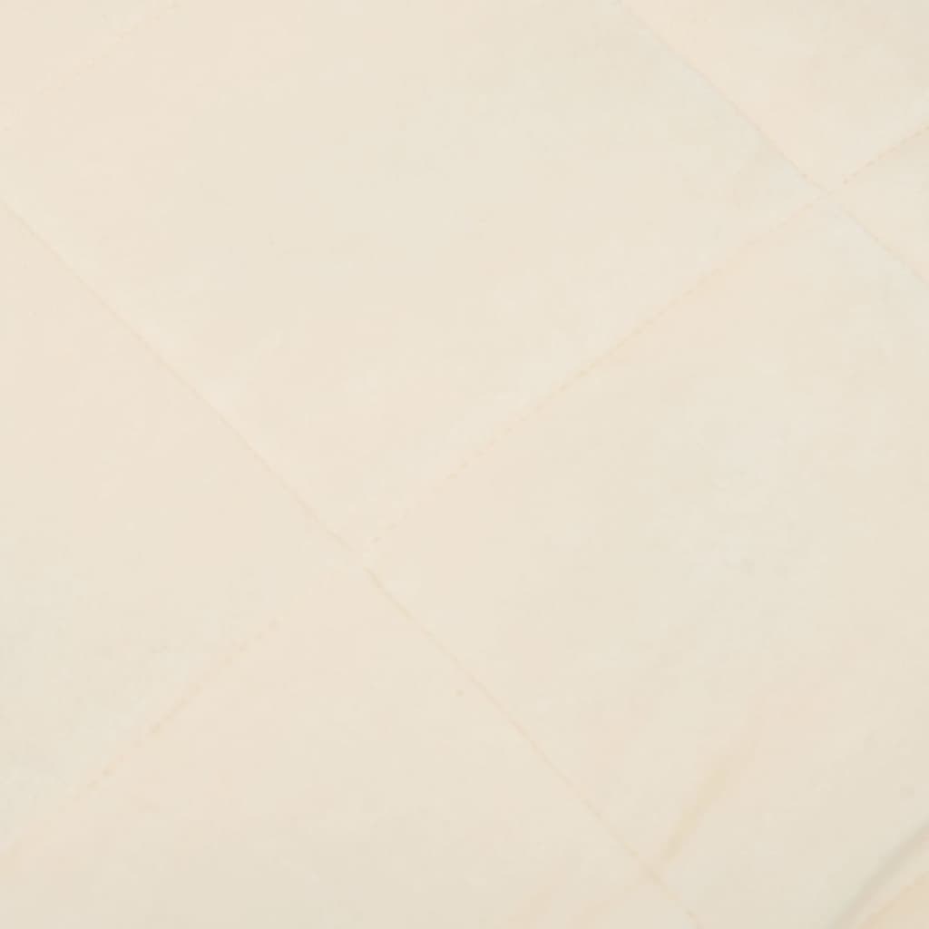 Gewichtsdecke Hellcreme 200x225 cm 13 kg Stoff - Pazzar.ch