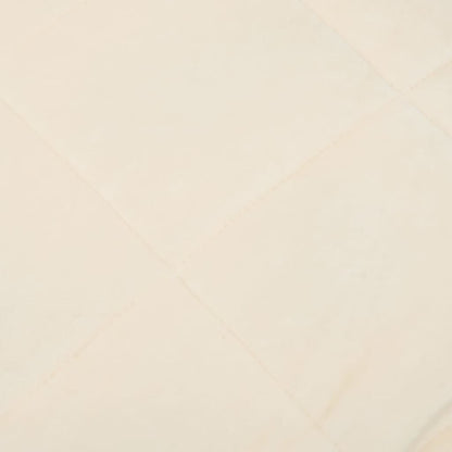 Gewichtsdecke Hellcreme 200x225 cm 13 kg Stoff - Pazzar.ch