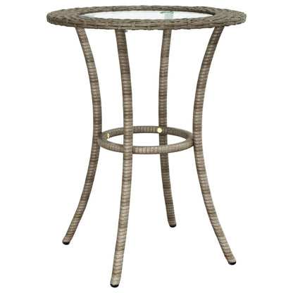 2-tlg. Sofagarnitur in L-Form mit Kissen Grau Poly Rattan - Pazzar.ch