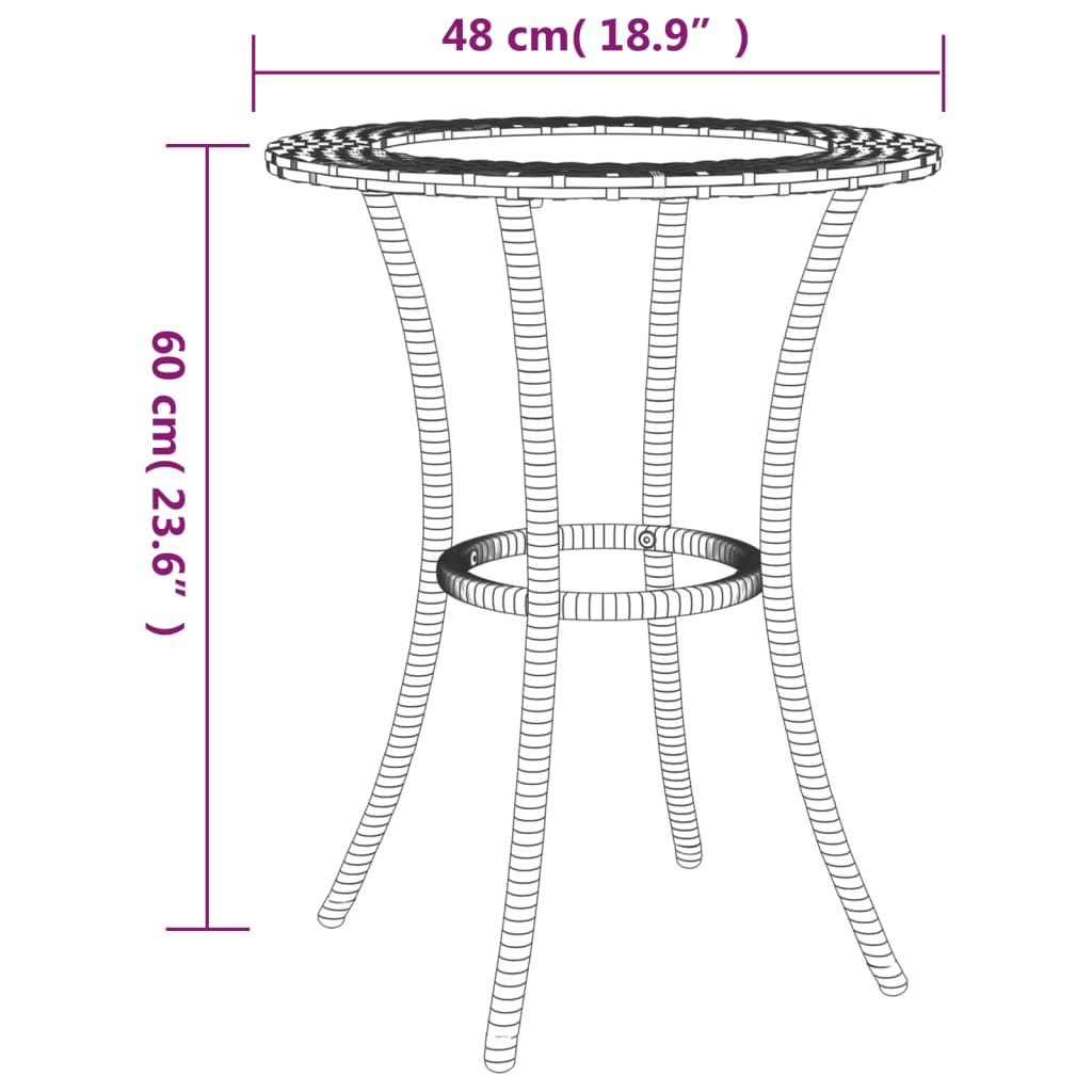 2-tlg. Sofagarnitur in L-Form mit Kissen Grau Poly Rattan