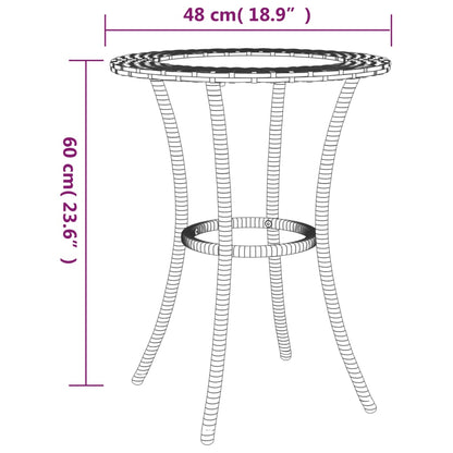 2-tlg. Sofagarnitur in L-Form mit Kissen Grau Poly Rattan - Pazzar.ch