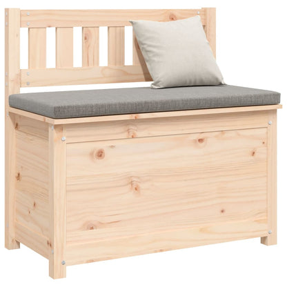 Sitzbank 80x41x77 cm Massivholz Kiefer - Pazzar.ch
