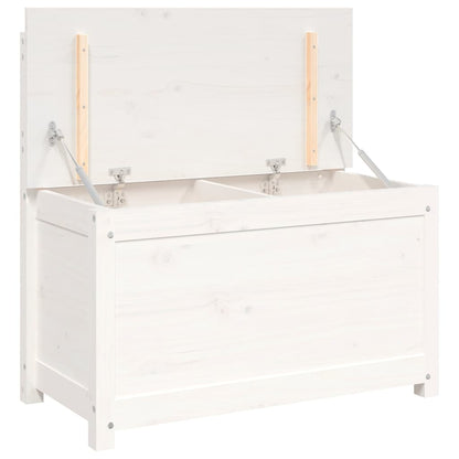 Sitzbank Weiß 80x41x77 cm Massivholz Kiefer - Pazzar.ch