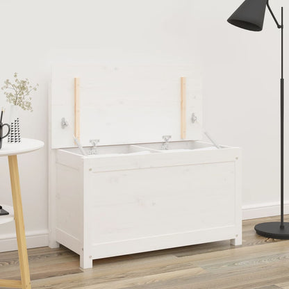 Sitzbank Weiß 80x41x77 cm Massivholz Kiefer - Pazzar.ch