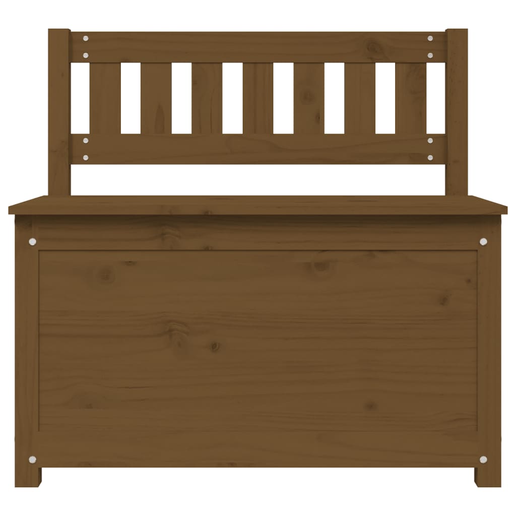 Sitzbank Honigbraun 80x41x77 cm Massivholz Kiefer