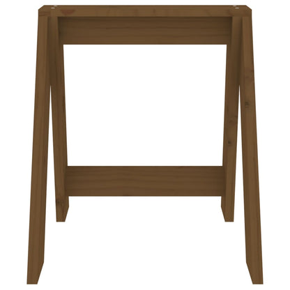 Hocker 2 Stk. Honigbraun 40x40x45 cm Massivholz Kiefer - Pazzar.ch