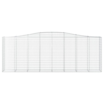 Gabione mit Hochbogen 400x50x140/160 cm Verzinktes Eisen - Pazzar.ch