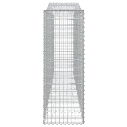Gabione mit Hochbogen 400x50x140/160 cm Verzinktes Eisen - Pazzar.ch