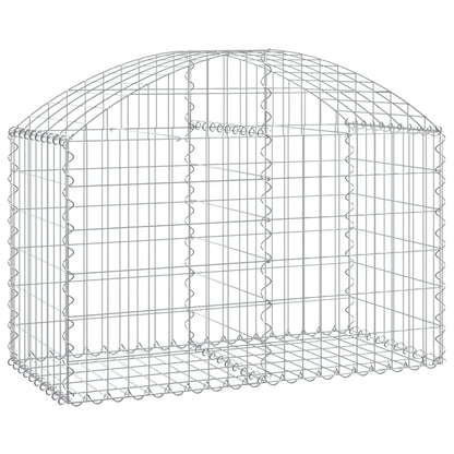 Gabione mit Hochbogen 100x50x60/80 cm Verzinktes Eisen - Pazzar.ch