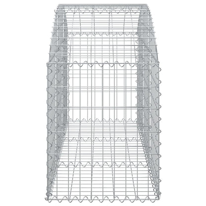 Gabione mit Hochbogen 150x50x60/80 cm Verzinktes Eisen - Pazzar.ch