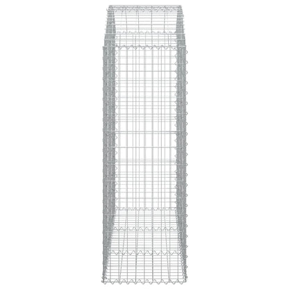 Gabione mit Hochbogen 150x50x140/160 cm Verzinktes Eisen - Pazzar.ch