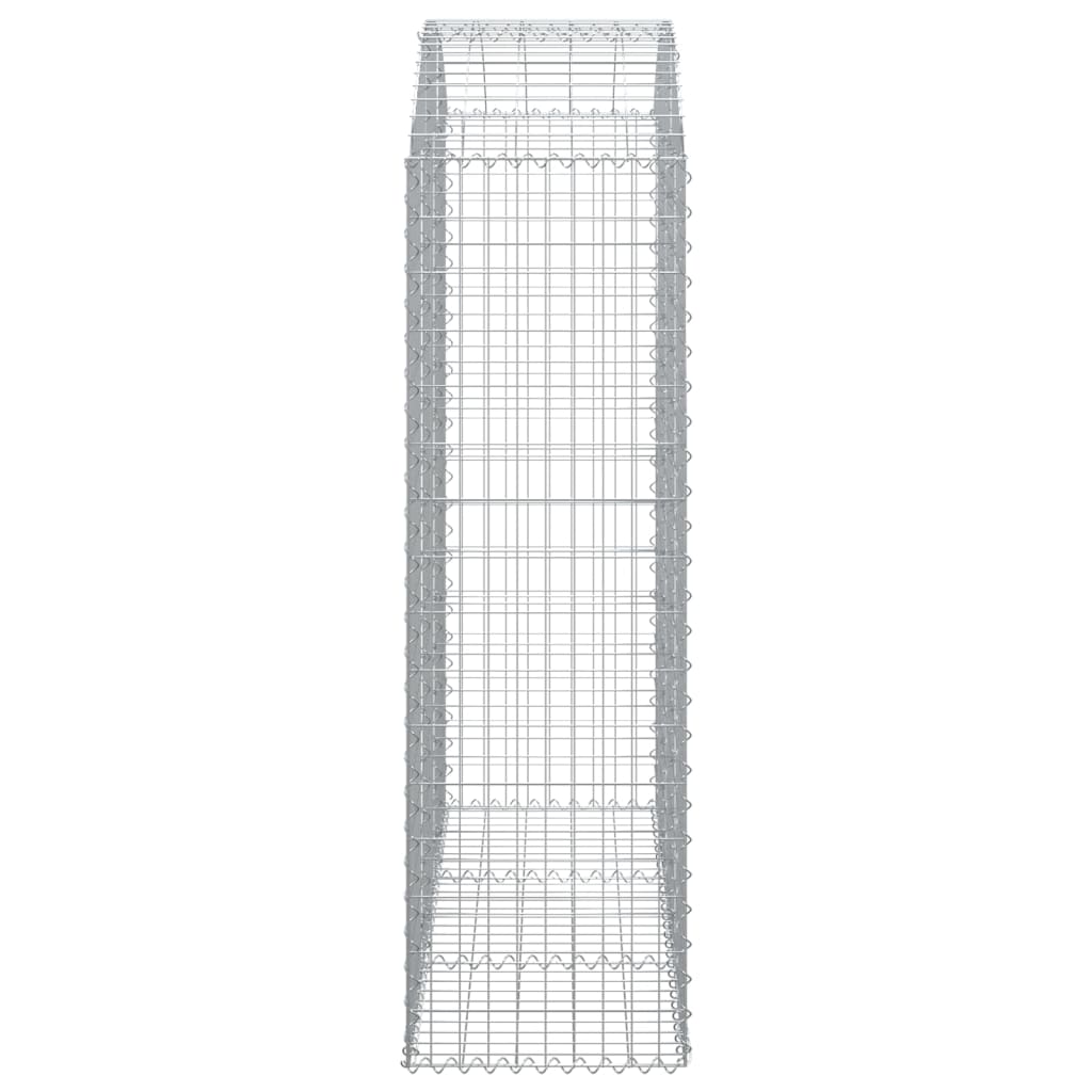 Gabione mit Hochbogen 150x50x160/180 cm Verzinktes Eisen - Pazzar.ch